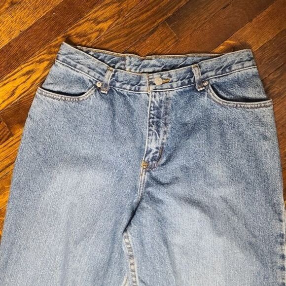 Vintage 90's Super High Rise Straight Leg Jeans - Picture 2 of 12